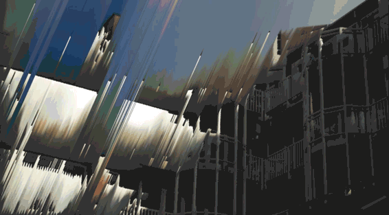 pixel sorting animated