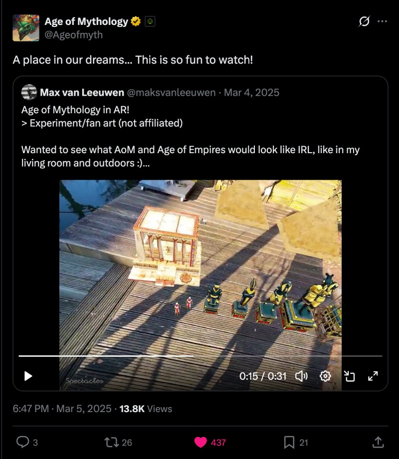age of mythology tweet
